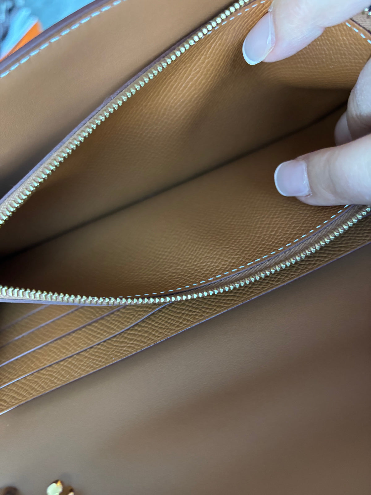 Hermès Constance To Go- in Gold Epsom with Gold Hardware