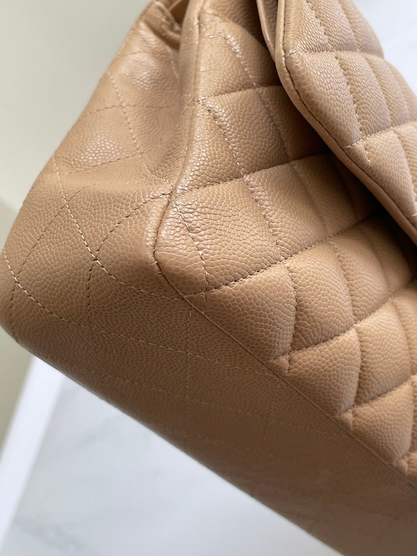Chanel Classic Flap-19b Dark Beige-medium