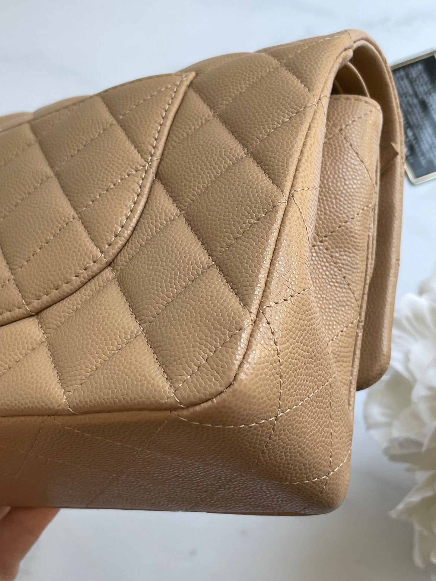 Chanel Classic Flap-19b Dark Beige-medium