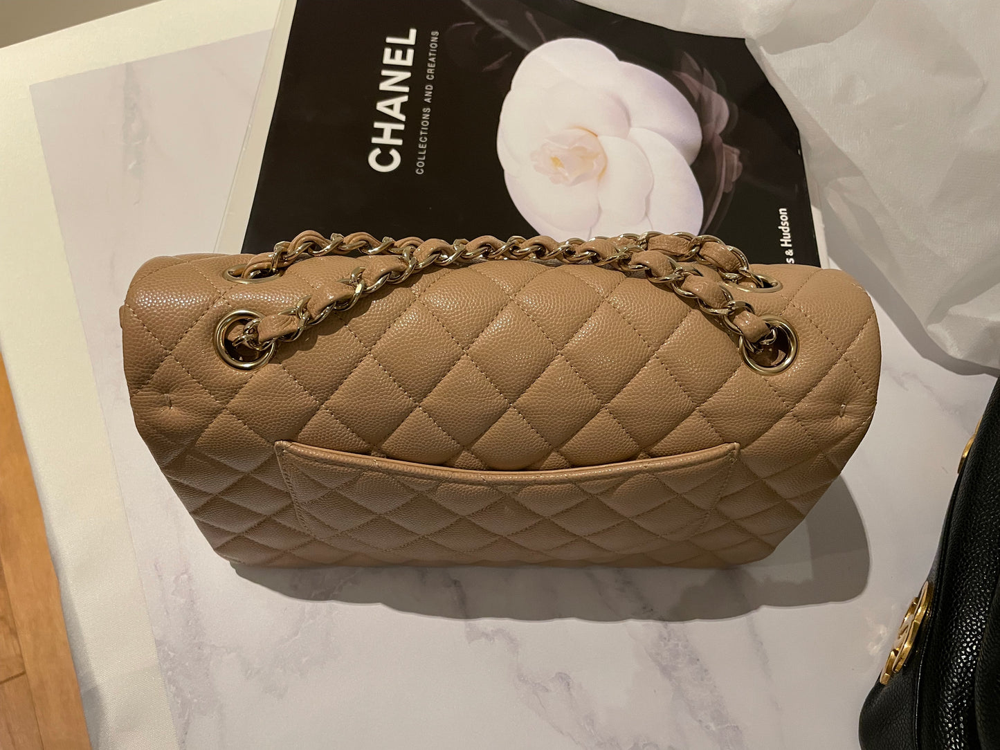 Chanel Classic Flap-19b Dark Beige-medium