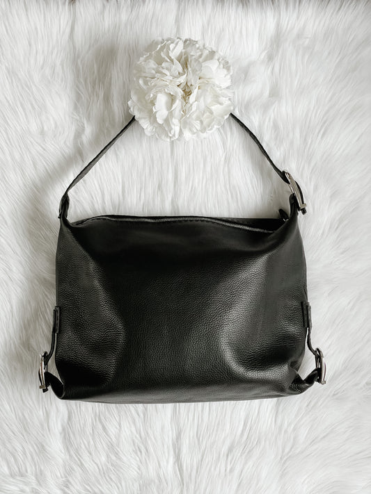 Fendi -Selleria Hobo Tote- black/silver hardware