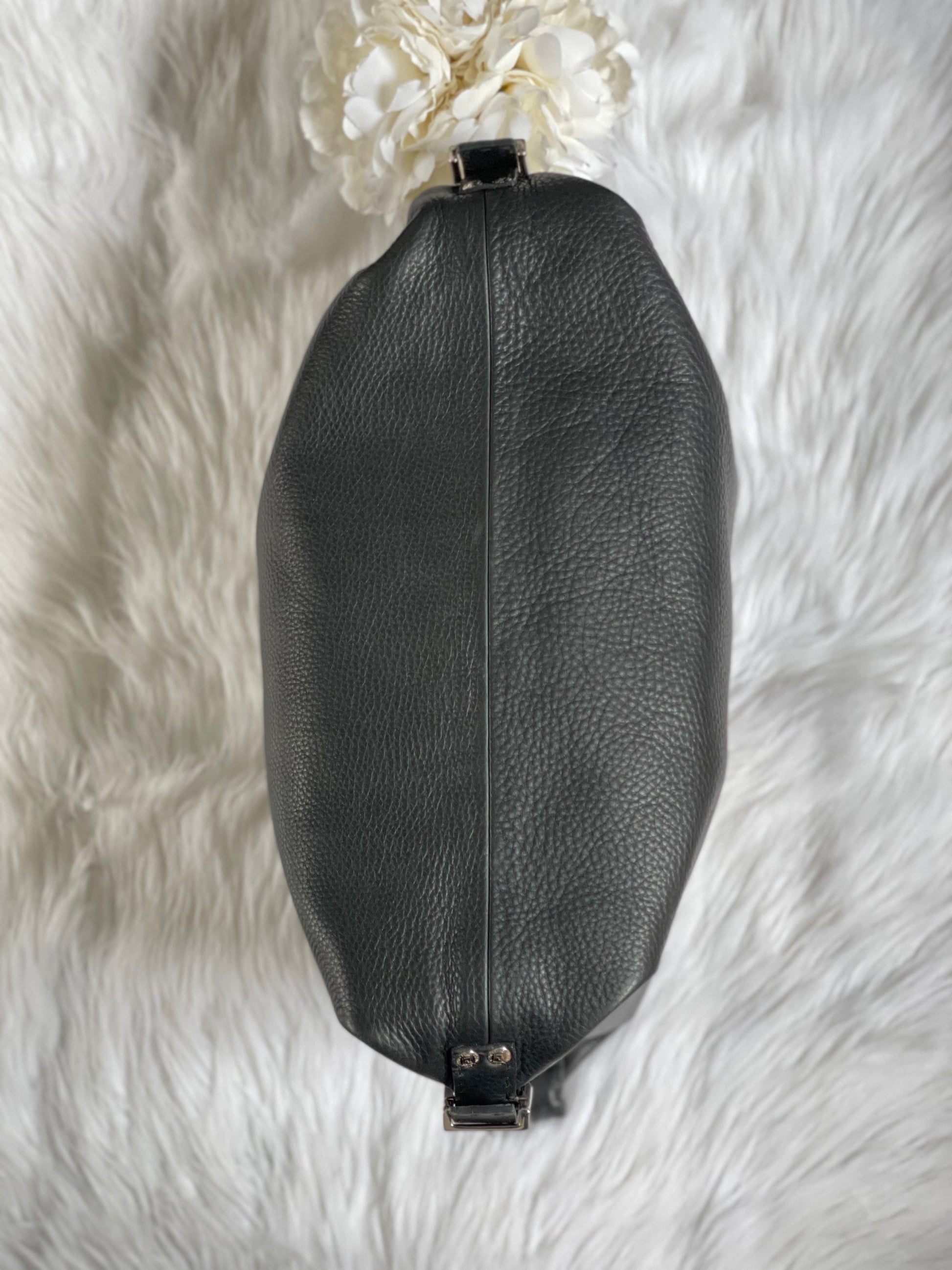 Fendi -Selleria Hobo Tote- black/silver hardware
