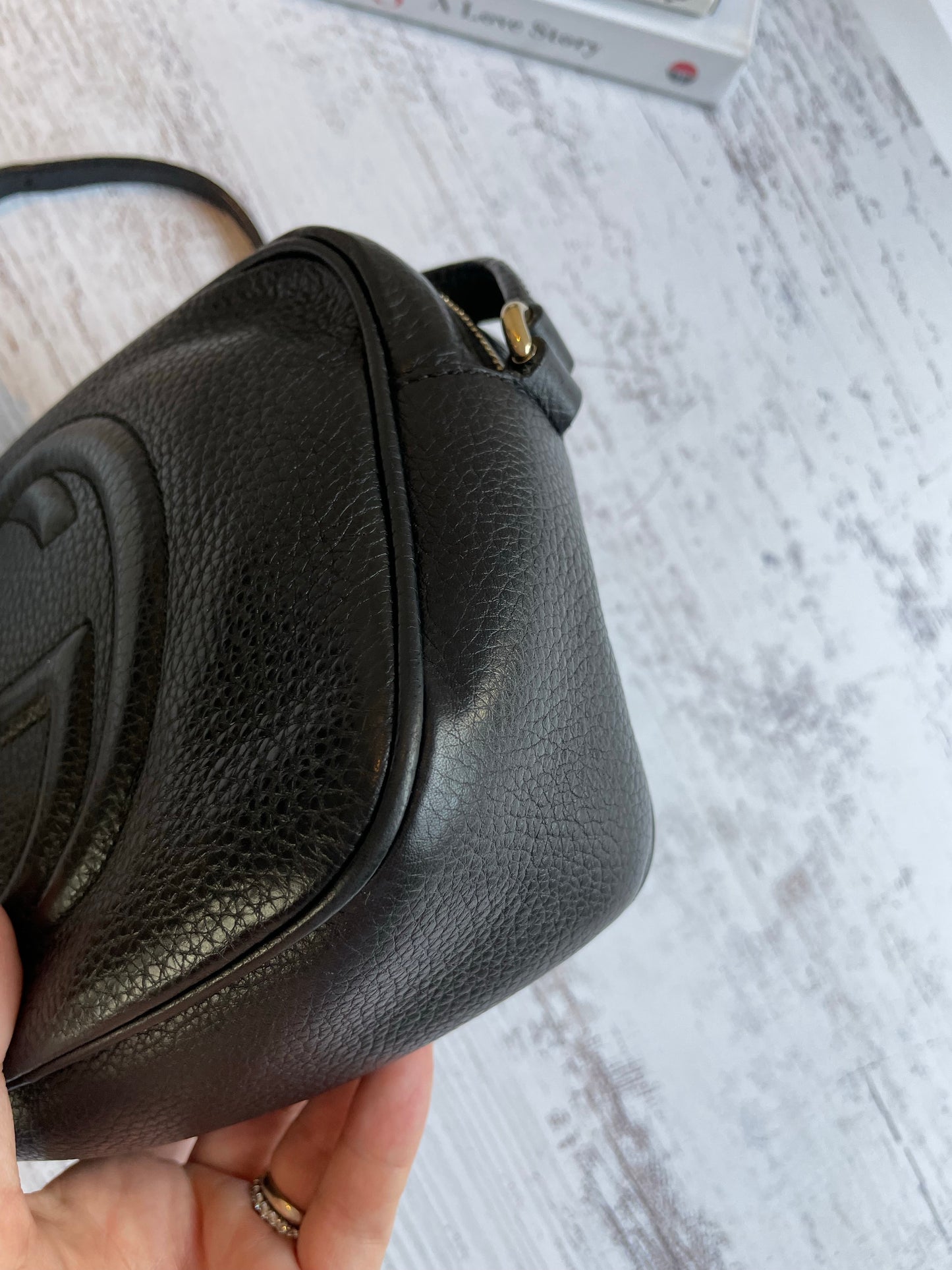 59. Gucci Soho Disco crossbody bag-small black