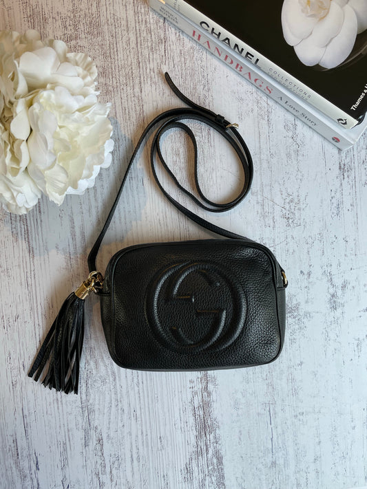59. Gucci Soho Disco crossbody bag-small black
