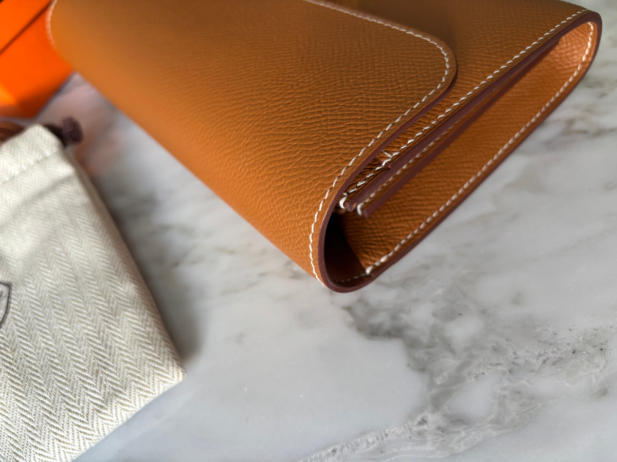 Hermès Constance To Go- in Gold Epsom with Gold Hardware