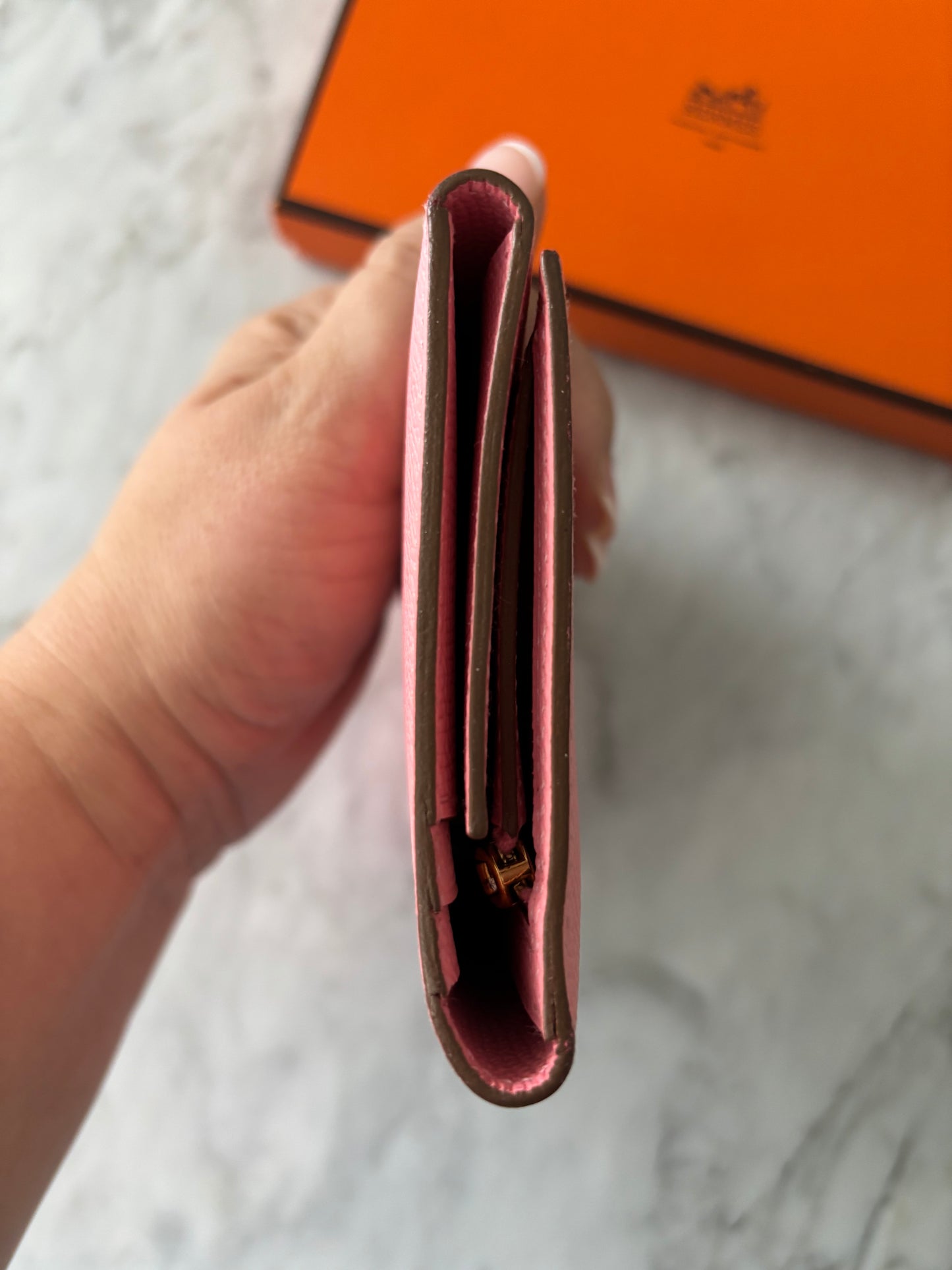 22. Hermes double Bearn Wallet