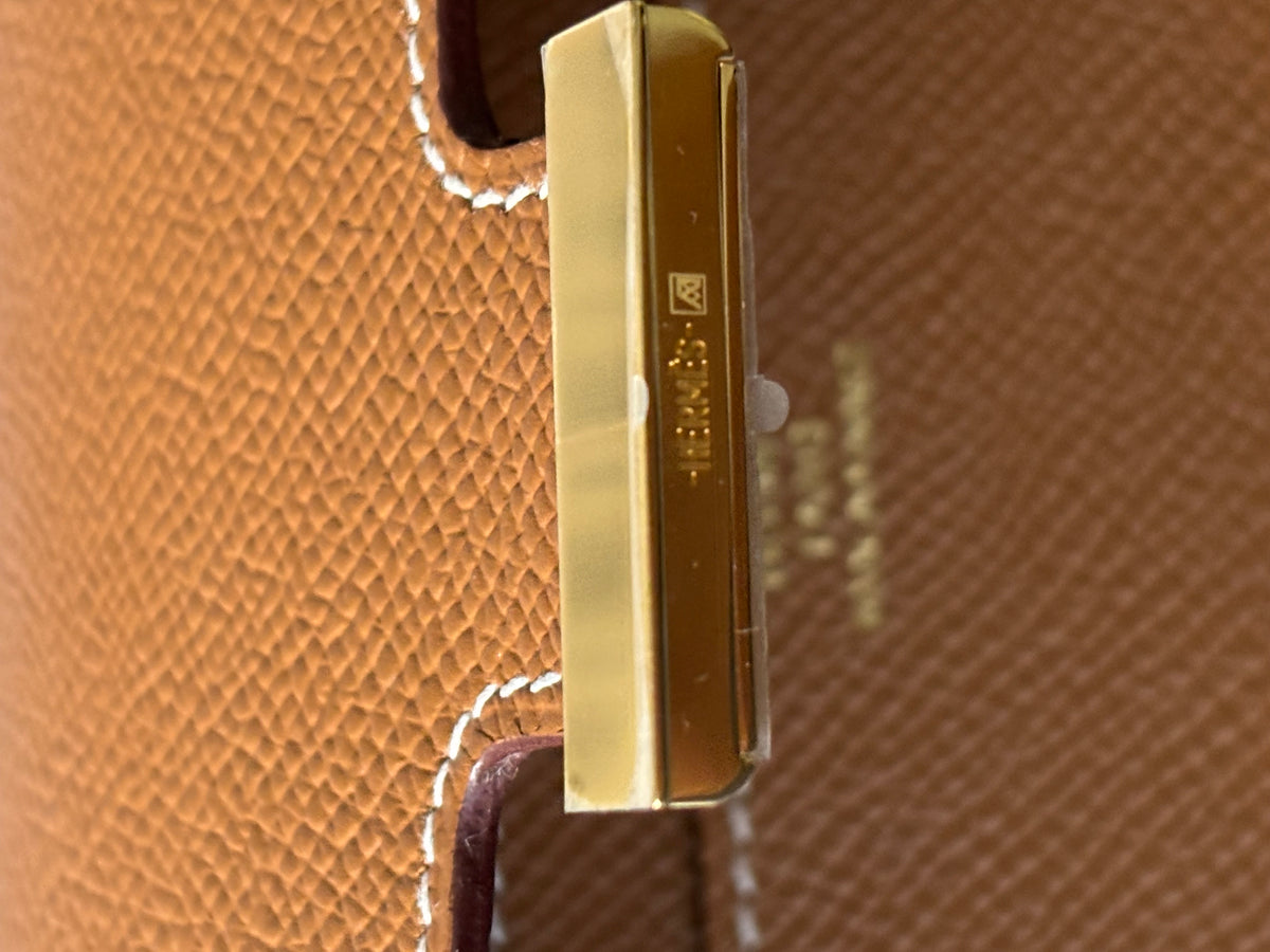 Hermès Constance To Go- in Gold Epsom with Gold Hardware