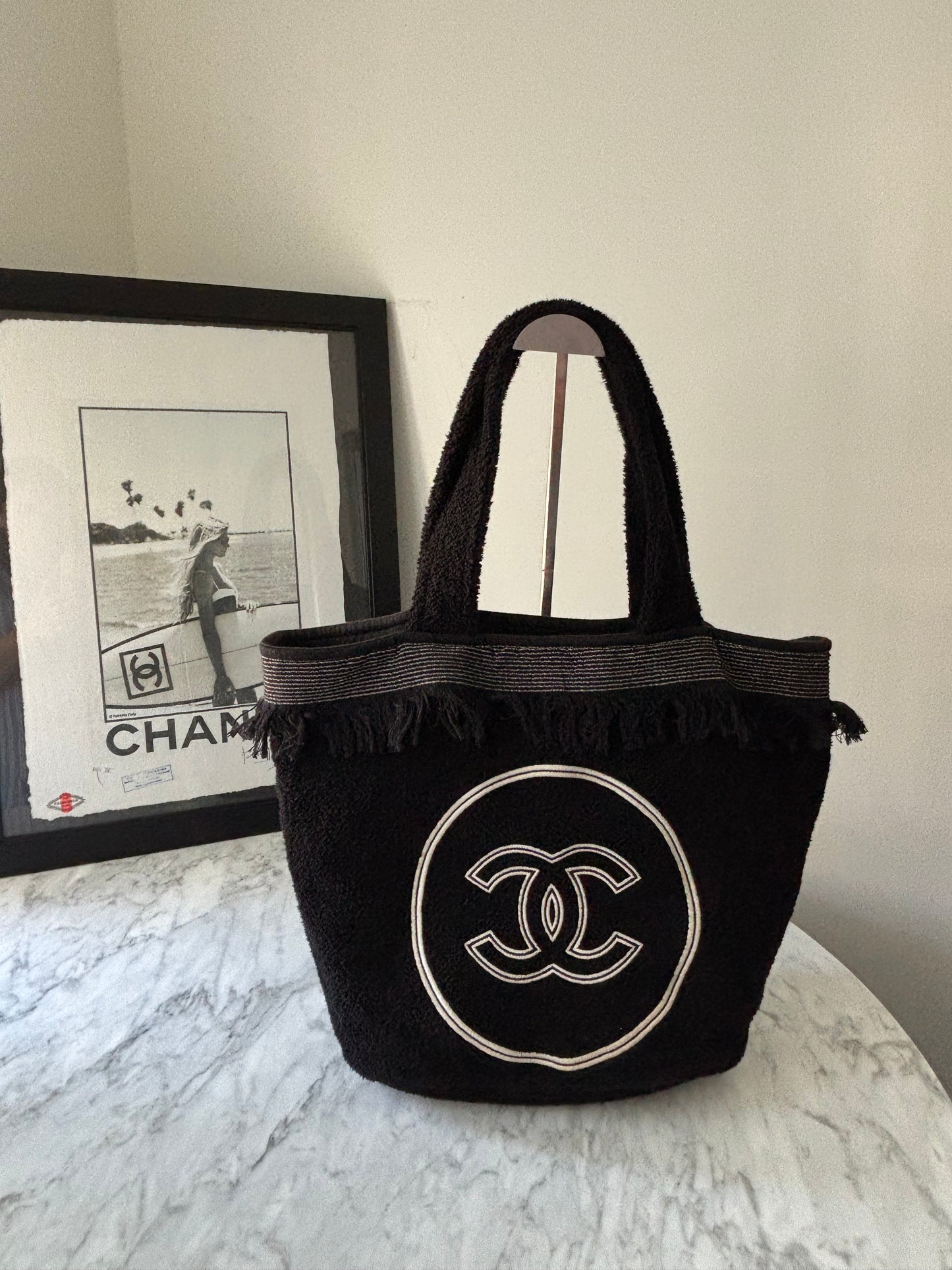 Chanel beach tote