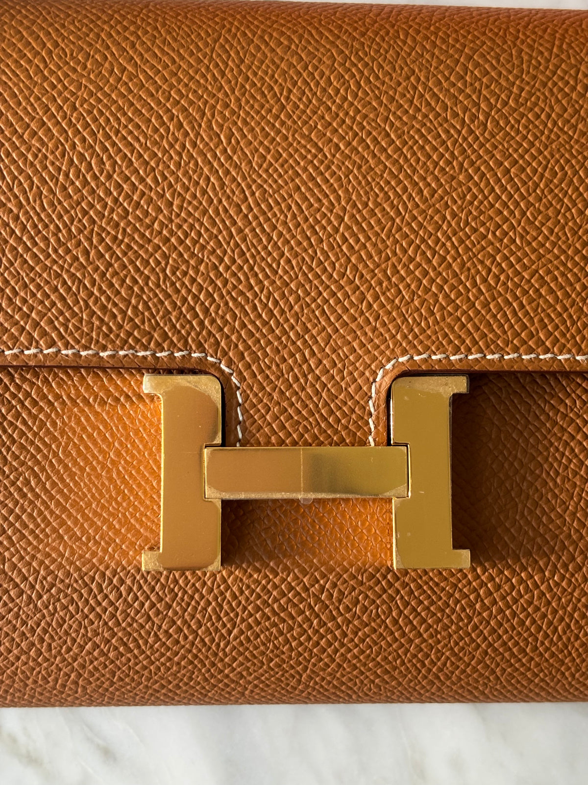 Hermès Constance To Go- in Gold Epsom with Gold Hardware