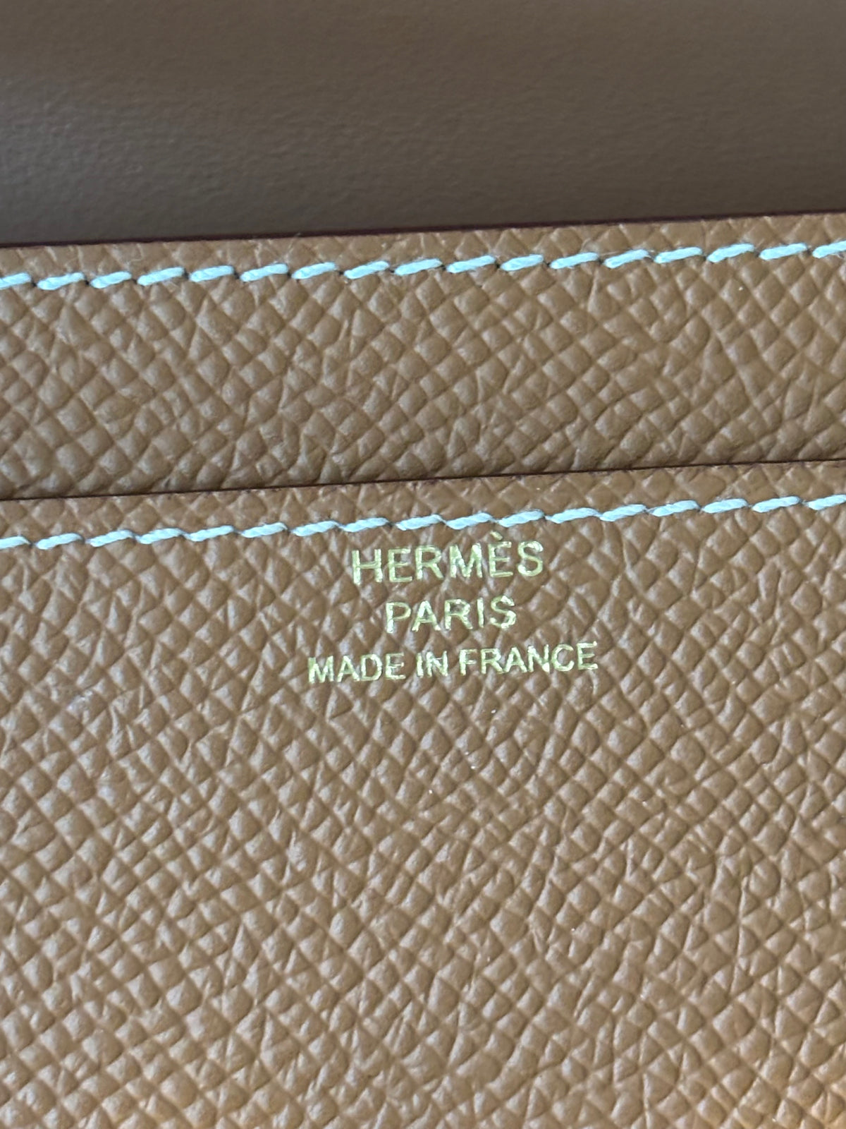 Hermès Constance To Go- in Gold Epsom with Gold Hardware