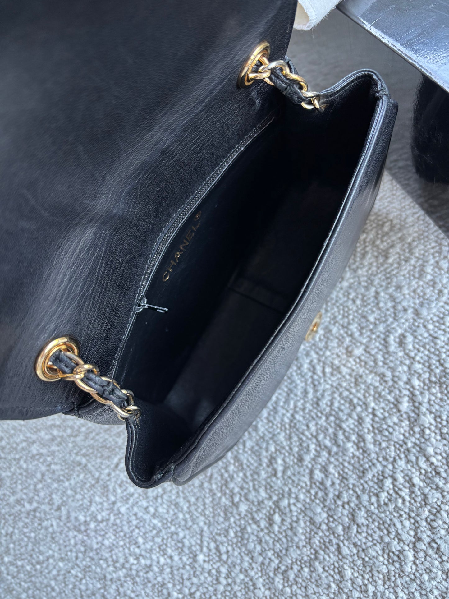 427. Chanel small CC vintage Flap bag