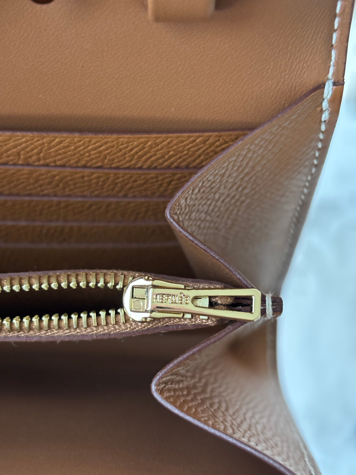 Hermès Constance To Go- in Gold Epsom with Gold Hardware