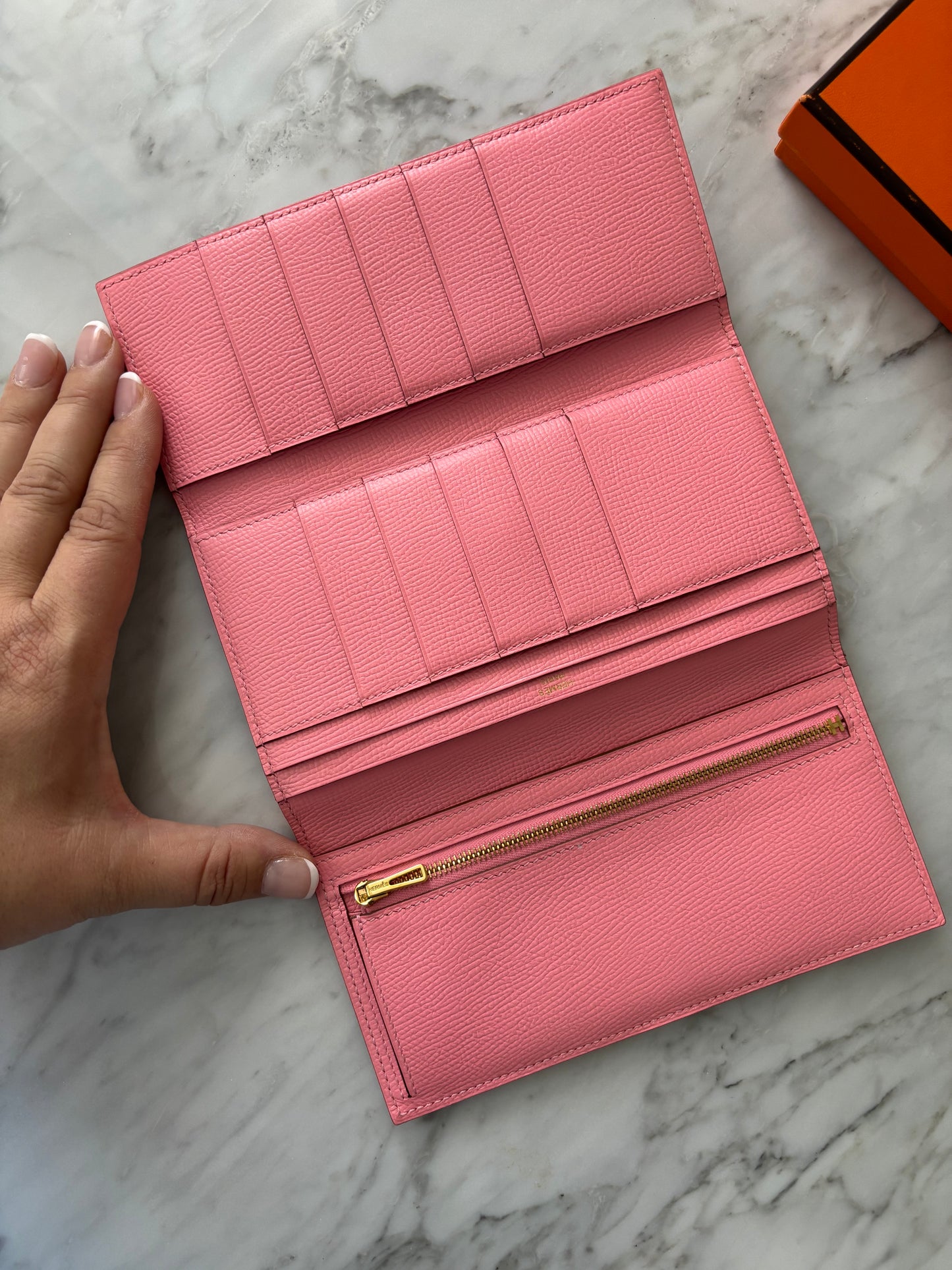 22. Hermes double Bearn Wallet
