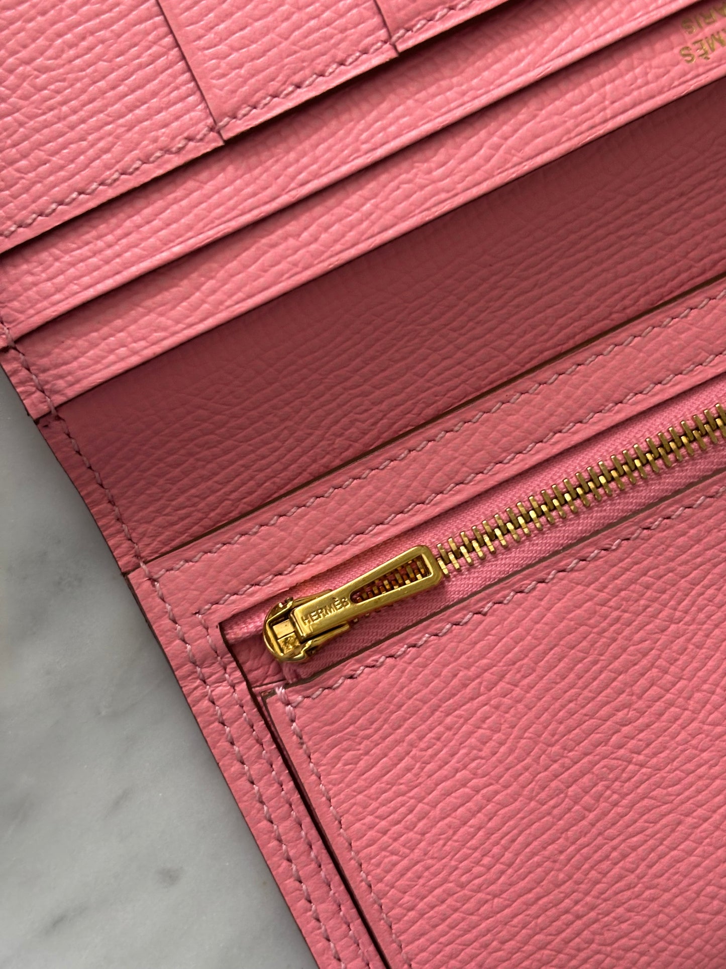 22. Hermes double Bearn Wallet
